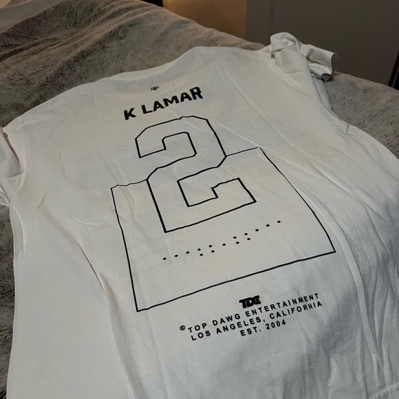 The GOAT Kendrick TDE Racing T-Shirt Size LG Tee 2018 Tour - Picture 3 of 4